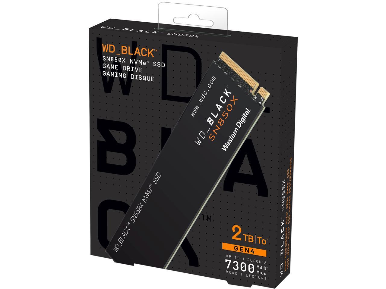 BLACK SN850X NVME SSD M.2 2TB thumbnail 3