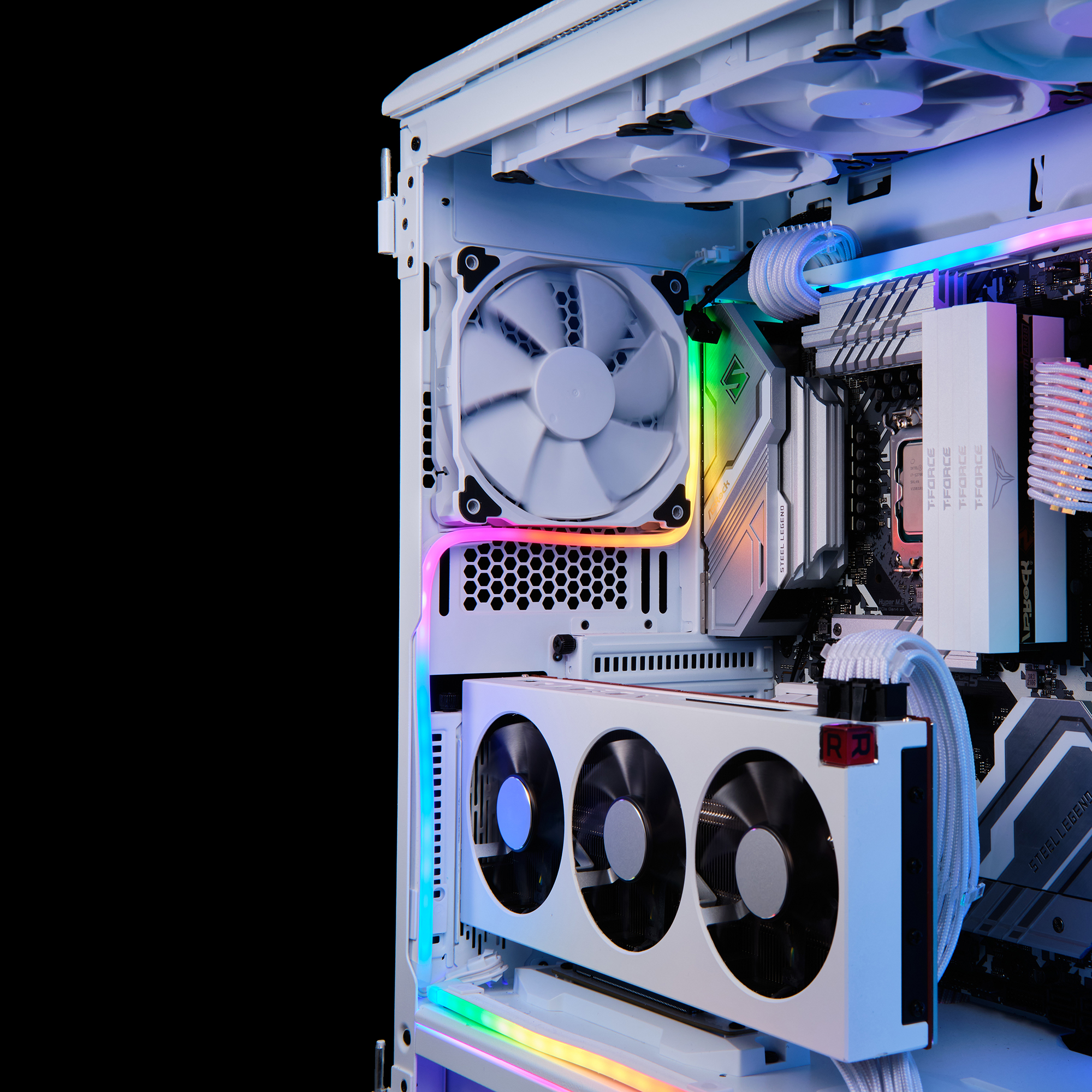 PHANTEKS NEON DIGITAL RGB LED STRIP 550MM WHITE thumbnail 5