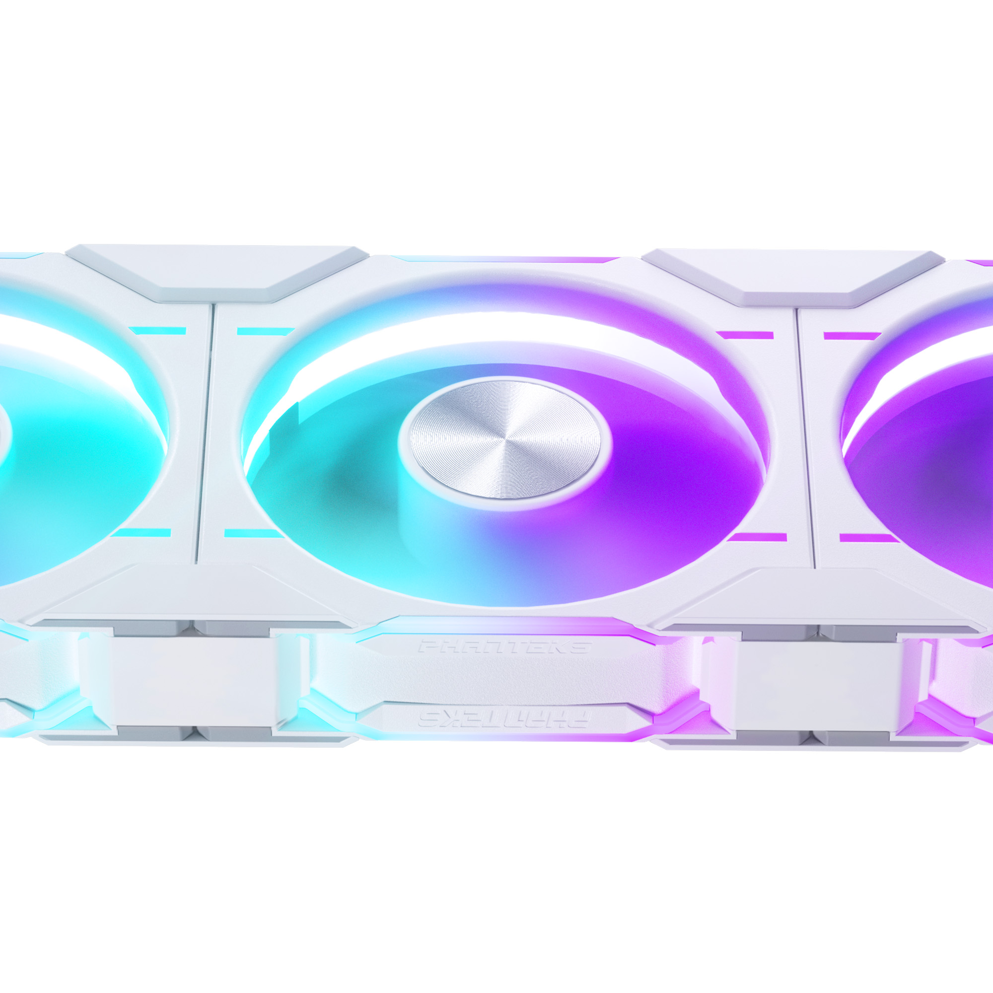 PHANTEKS D30 120MM PWM FAN REGULAR DRGB WHITE (1-PACK) thumbnail 2
