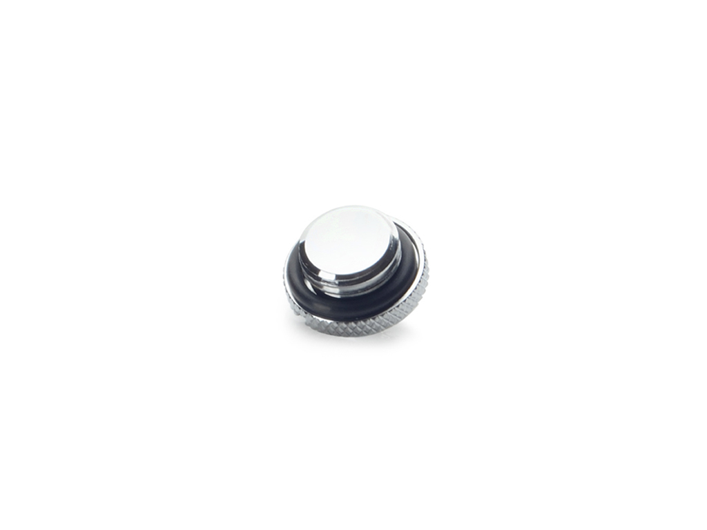 G1/4" SILVER SHINING LOW-PROFILE STOP FITTING