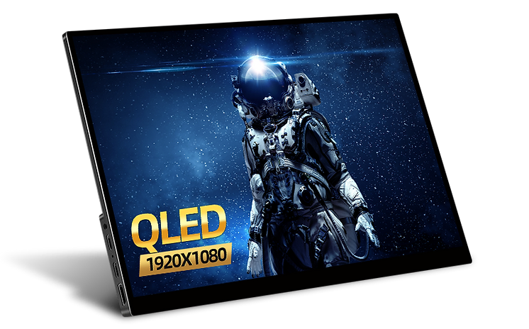 Z15PQ-V2 (QLED) 15.6" 便攜式顯示器 1080P BLACK
