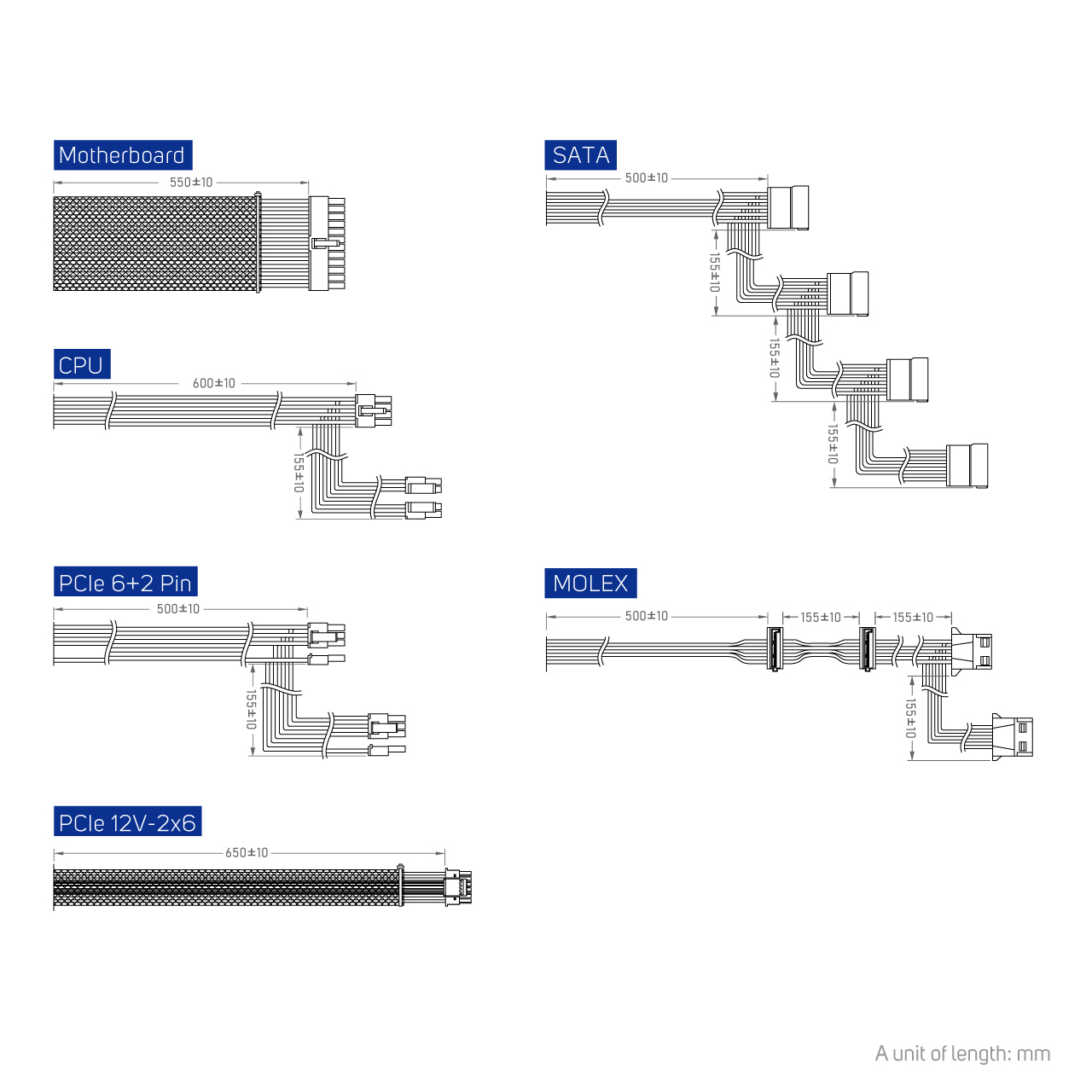 VITA ATX3.1 750W GEN5.1 GOLD PCIE 12V-2X6 thumbnail 6