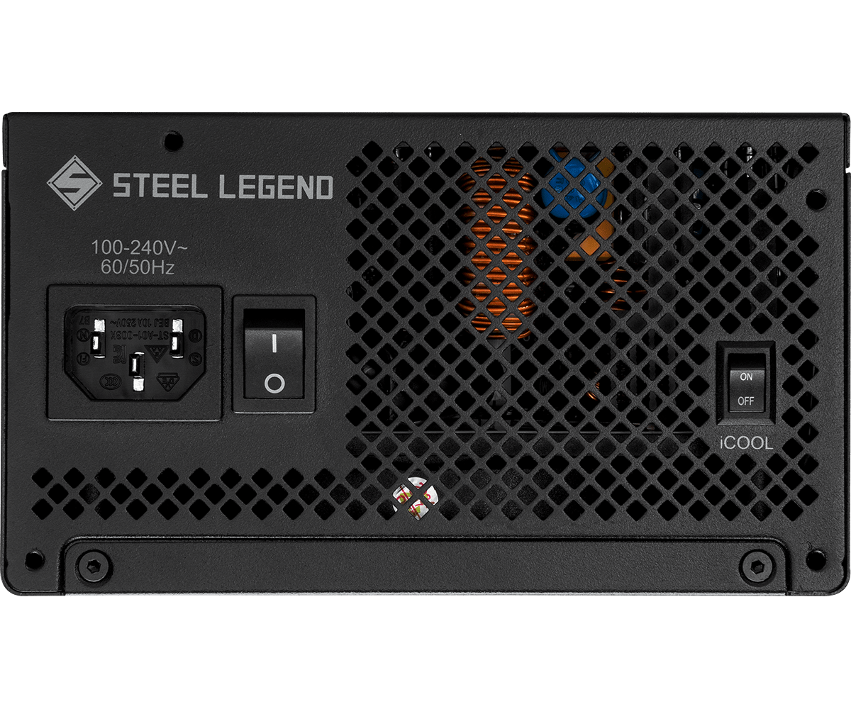 ASROCK STEEL LEGEND 650W GOLD ATX 3.1 PSU BLACK thumbnail 3