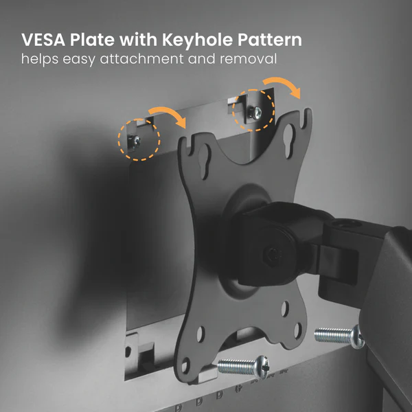 ELEMENTAL MONITOR ARMS BLACK (DUAL) thumbnail 6