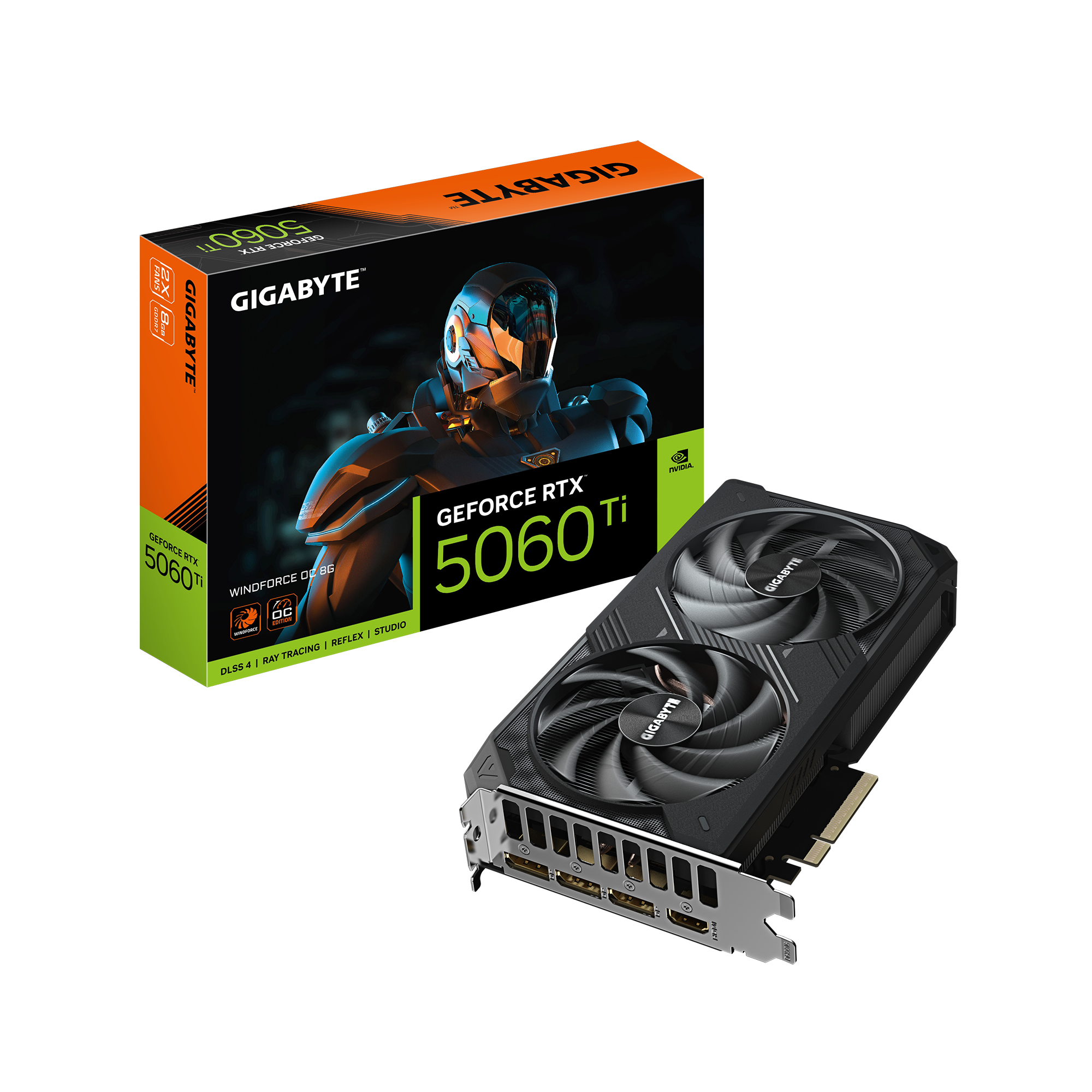 GIGABYTE RTX5060TI WINDFORCE X2 OC 8GB GDDR7 thumbnail 28