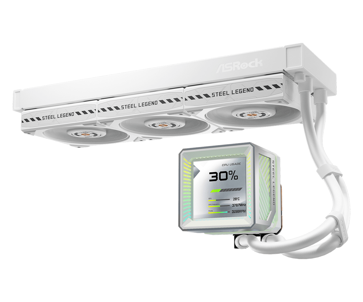 ASROCK STEEL LEGEND 360 LCD WHITE thumbnail 4