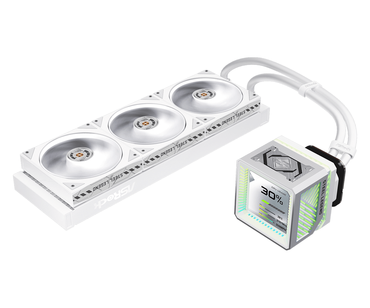 ASROCK STEEL LEGEND 360 LCD WHITE thumbnail 5