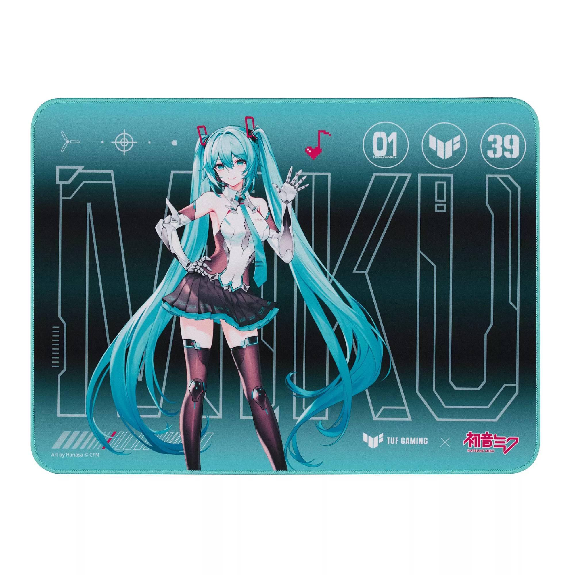 ASUS TUF Gaming P1 Hatsune Miku Edition 電競鼠墊