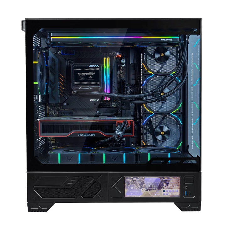 VALKYRIE 03 ATX CASE W/6.2" TOUCH SCREEN BLACK thumbnail 3