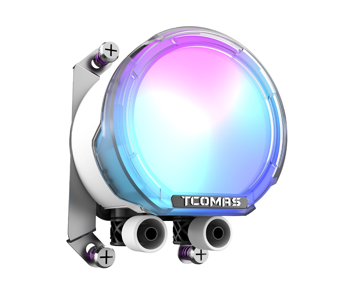 TCOMAS LE100 240 CPU LIQUID COOLER WHITE thumbnail 3