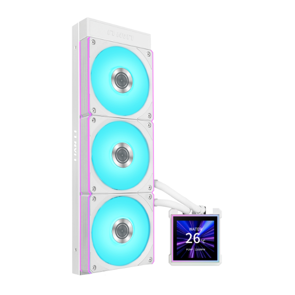 LIAN LI HYDROSHIFT II LCD-S 360CL AIO WATER COOLING WHITE
