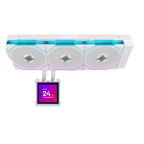 LIAN LI HYDROSHIFT II LCD-S360TL AIO WATER COOLING WHITE thumbnail 2