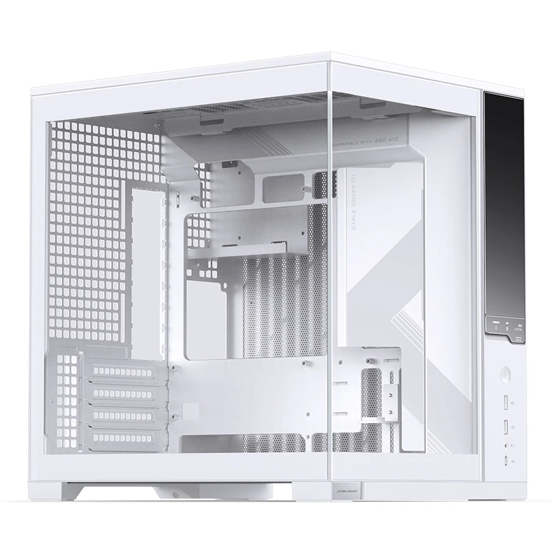 JONSBO D34 W/DISPLAY MATX CASE WHITE thumbnail 2