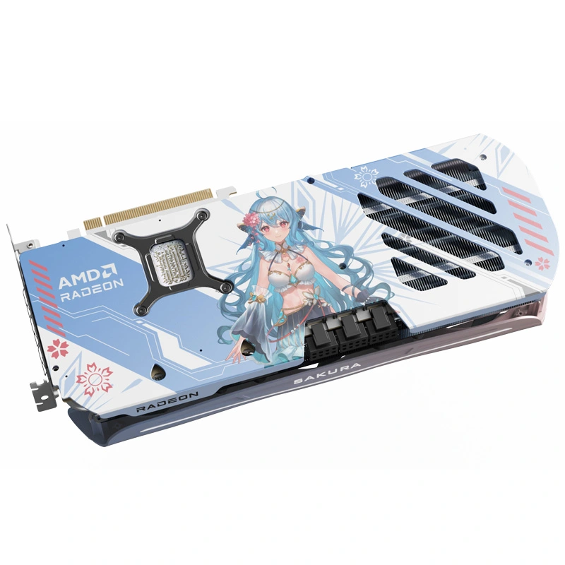 YESTON RX9070XT SAKURA ALTANTIS OC 16GB DDR6 thumbnail 3