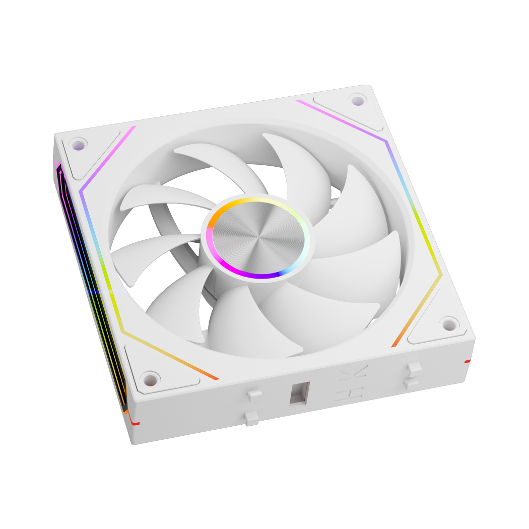 PC COOLER F3X120 ARGB FANS WHITE thumbnail 4
