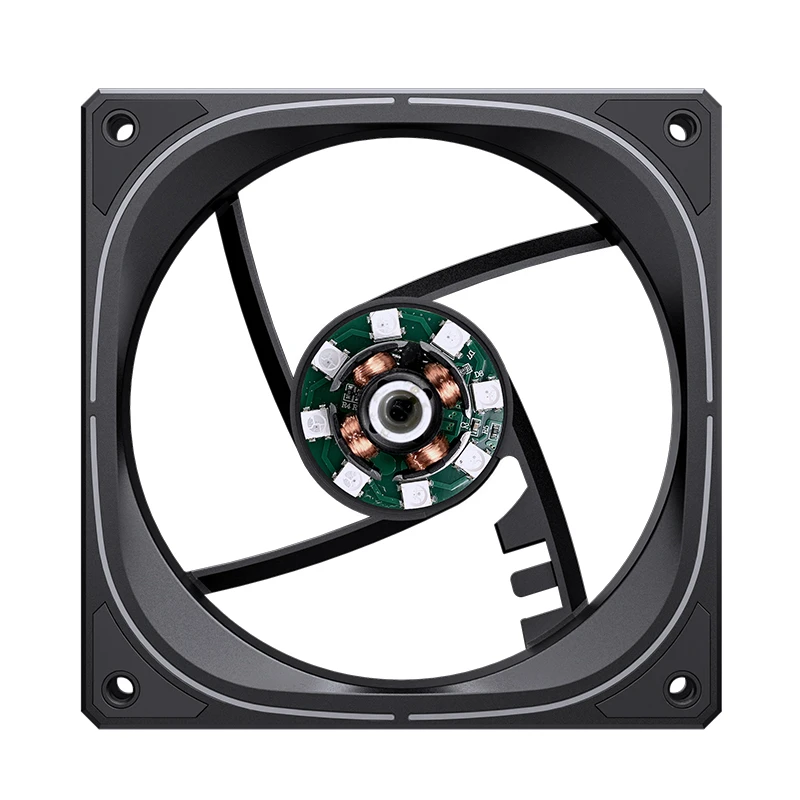 JONSBO FR-505B 12CM PWM RGB FAN BLACK BULK PACK (正葉) thumbnail 14