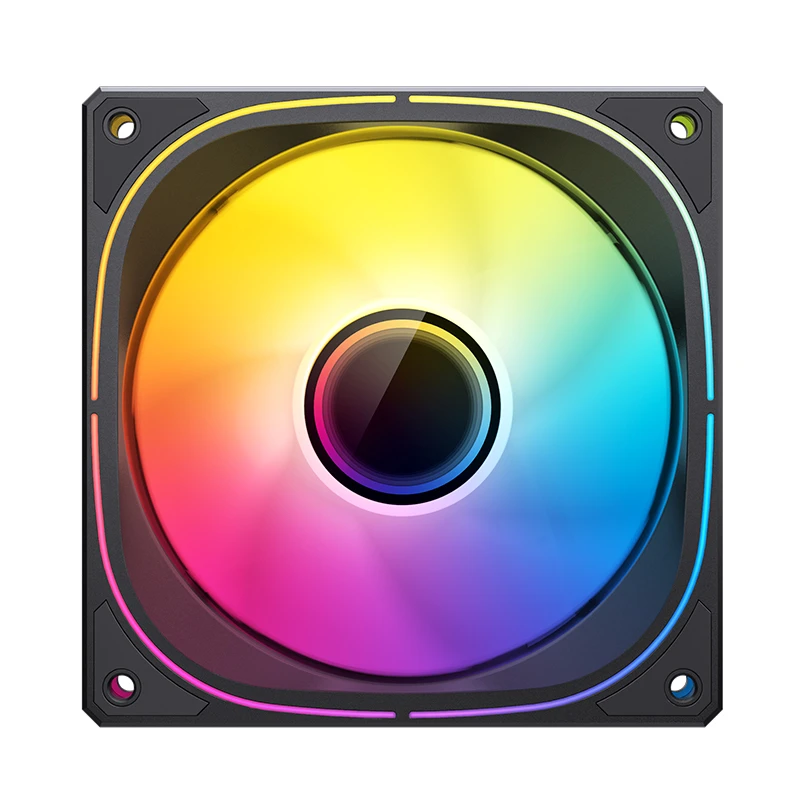 JONSBO FR-505B 12CM PWM RGB FAN BLACK BULK PACK (正葉) thumbnail 5