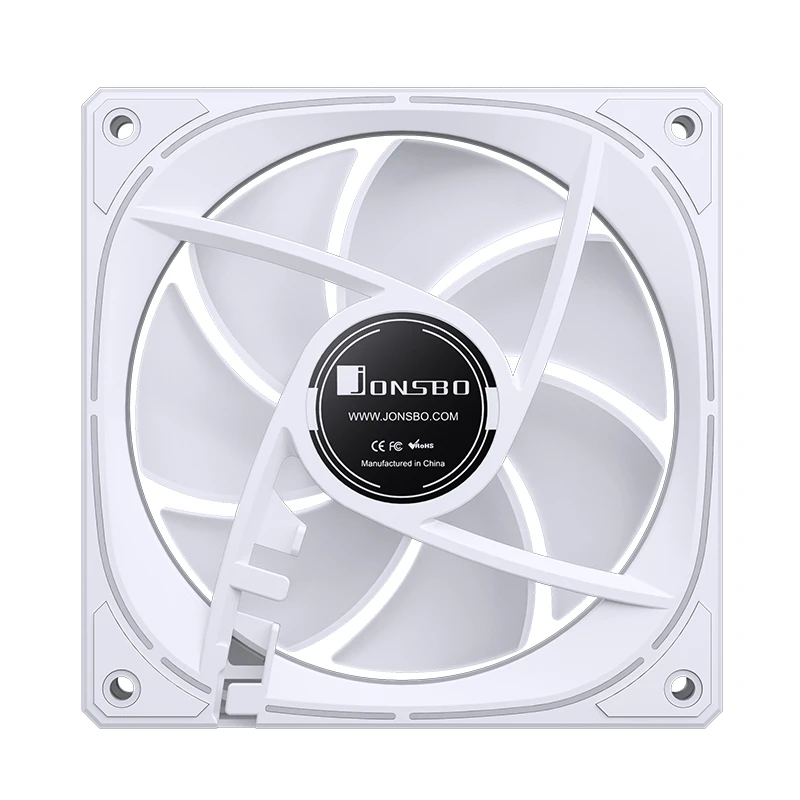 JONSBO FR-505W 12CM PWM RGB FAN WHITE BULK PACK (正葉) thumbnail 12