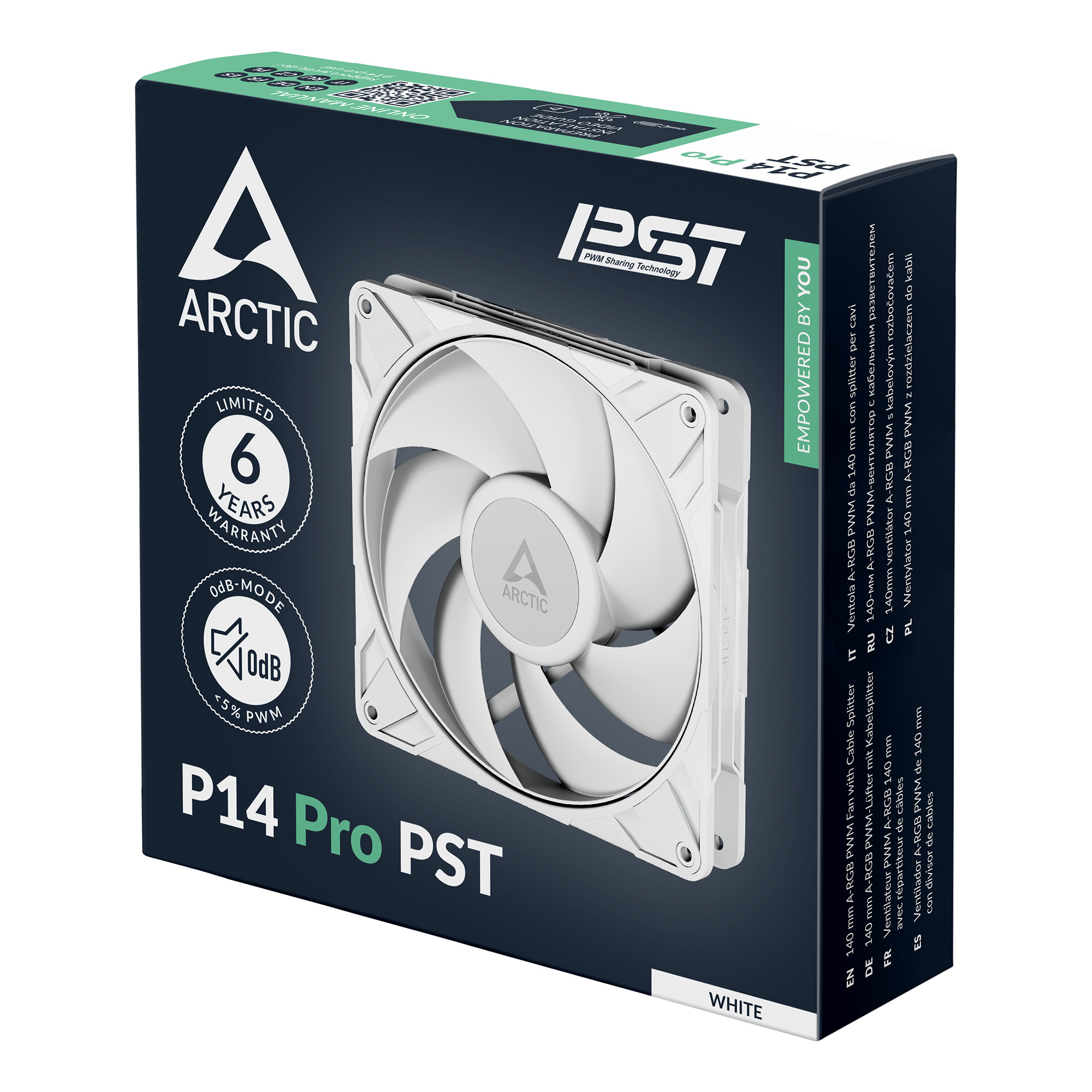 ARCTIC P14 PRO PST WHITE thumbnail 6