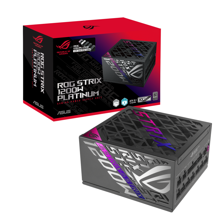 ASUS ROG STRIX 1200W ATX3.1 PLATINUM WITH ROG EQUALIZER