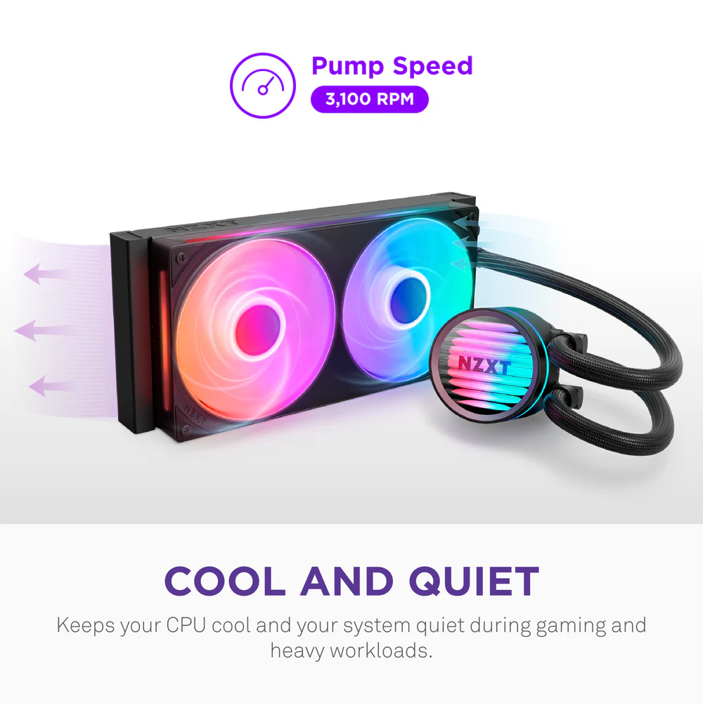 NZXT KRAKEN CORE 360 RGB AIO LIQUID COOLER thumbnail 3