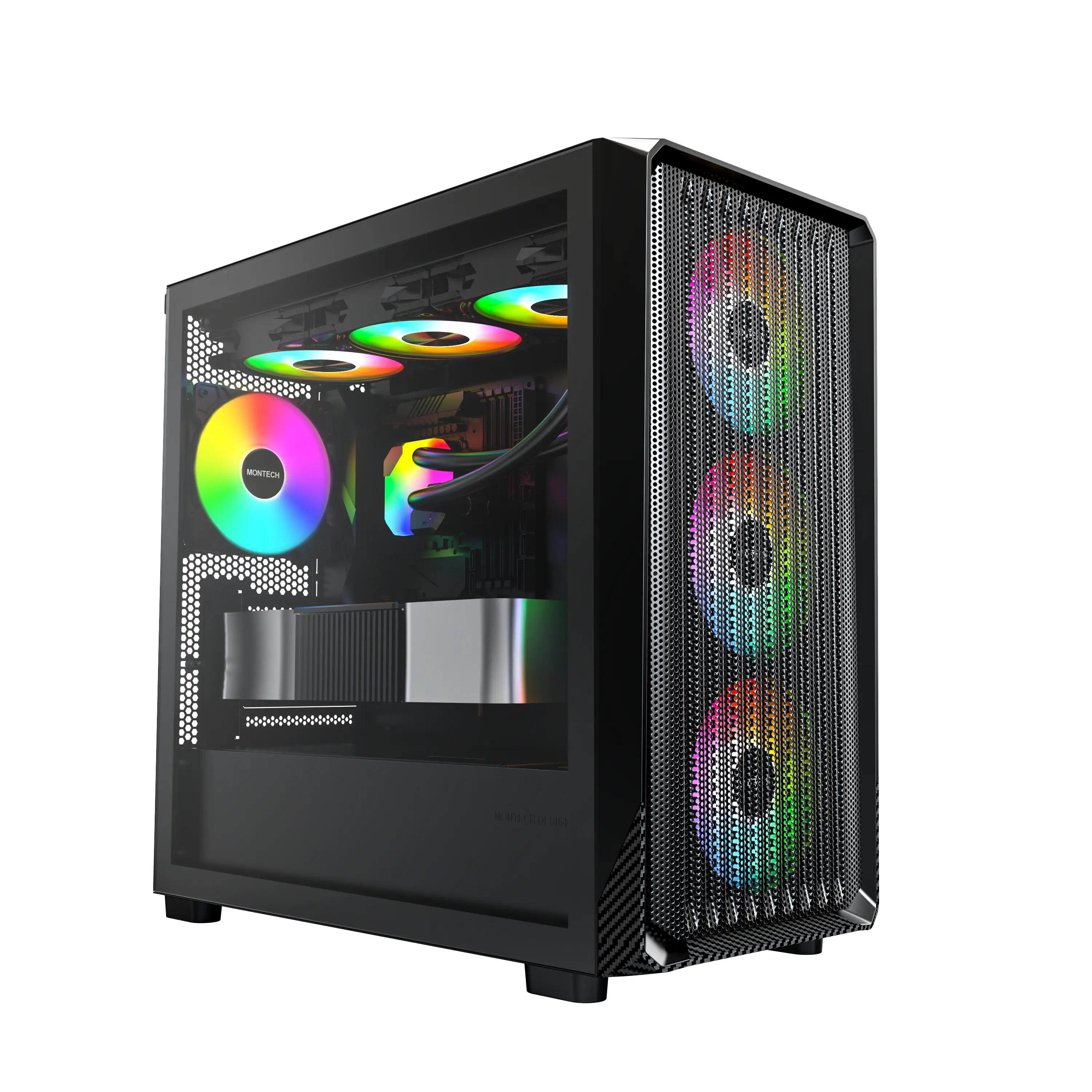 MONTECH X5M MATX CASE BLACK thumbnail 7
