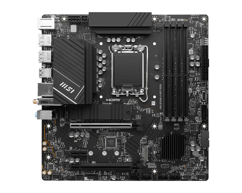 MSI PRO B760M-A WIFI DDR4 thumbnail 2