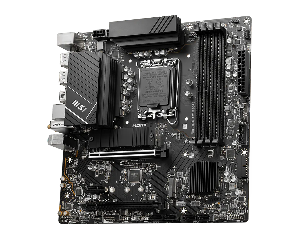 MSI PRO B760M-A WIFI DDR4 thumbnail 3
