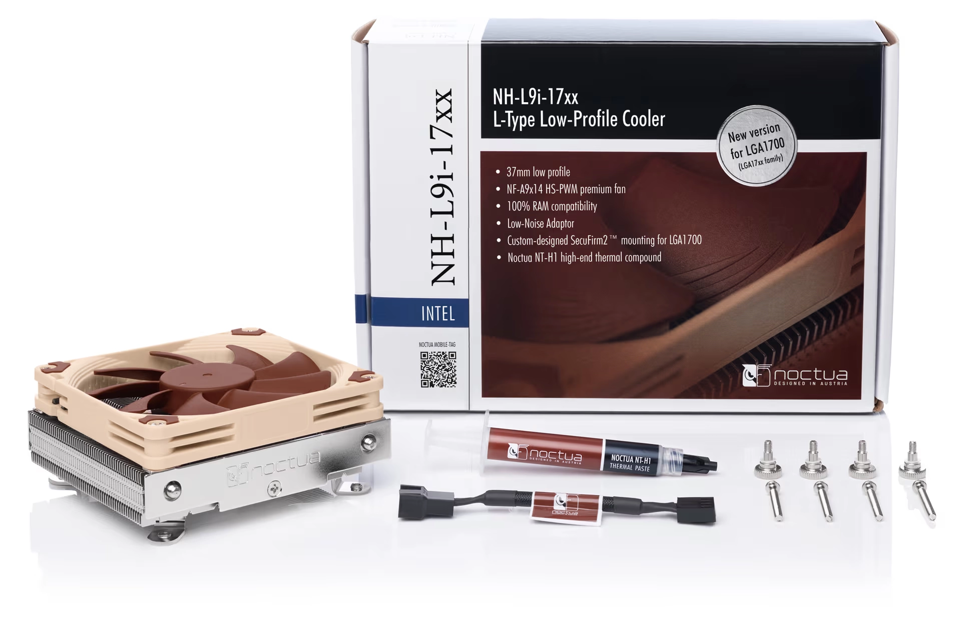 NOCTUA NH-L9i 17xx L-TYPE COOLER FOR INTEL LGA1700 thumbnail 4