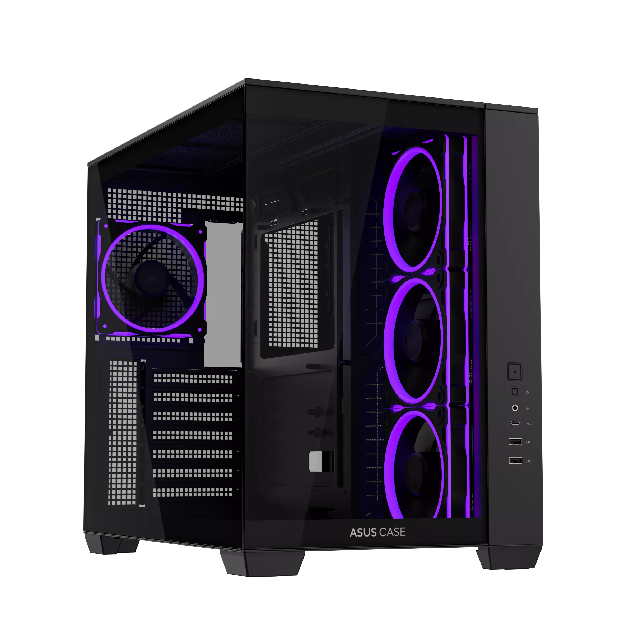 ASUS A32 PLUS TG ARGB ATX CASE BLACK