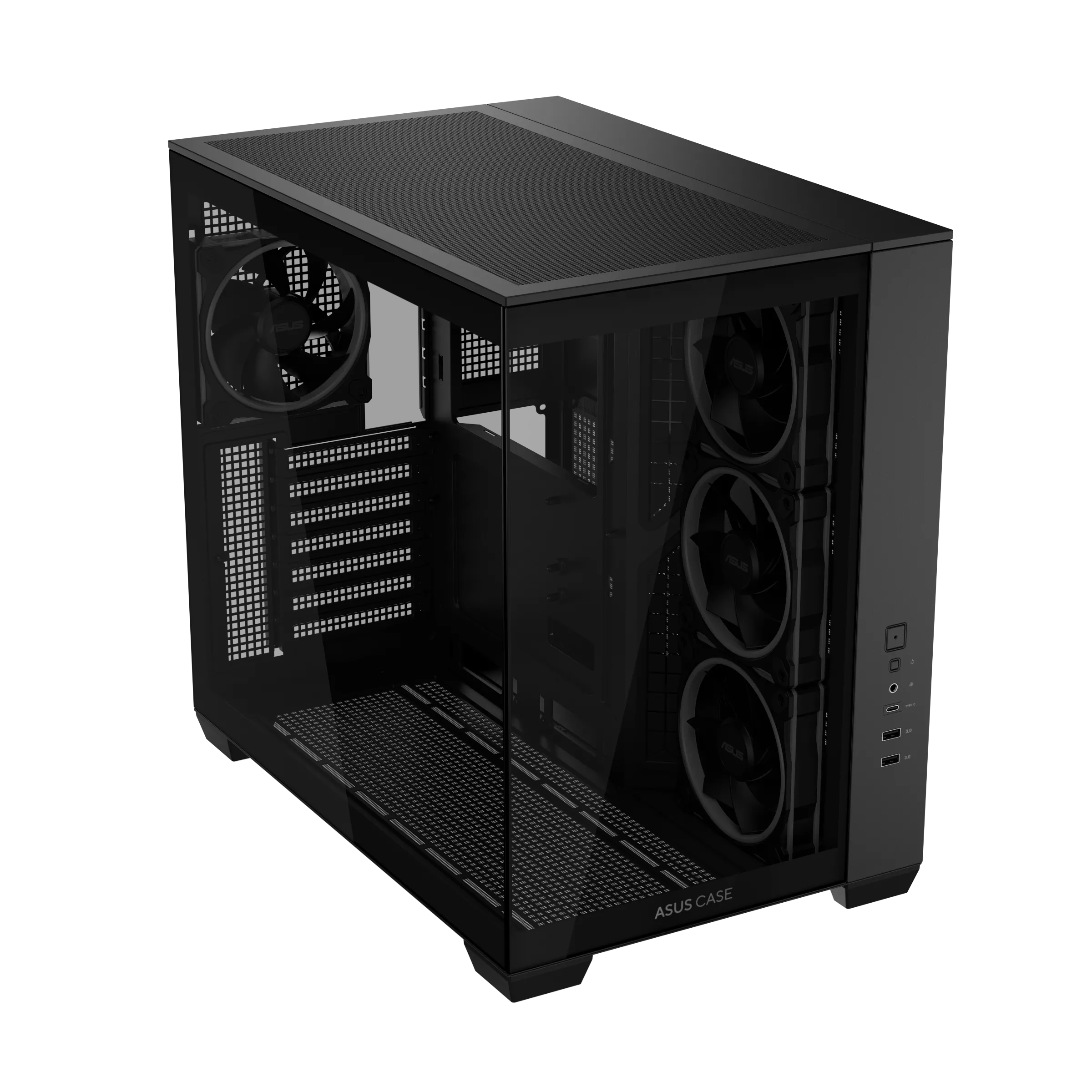 ASUS A32 PLUS TG ARGB ATX CASE BLACK thumbnail 3