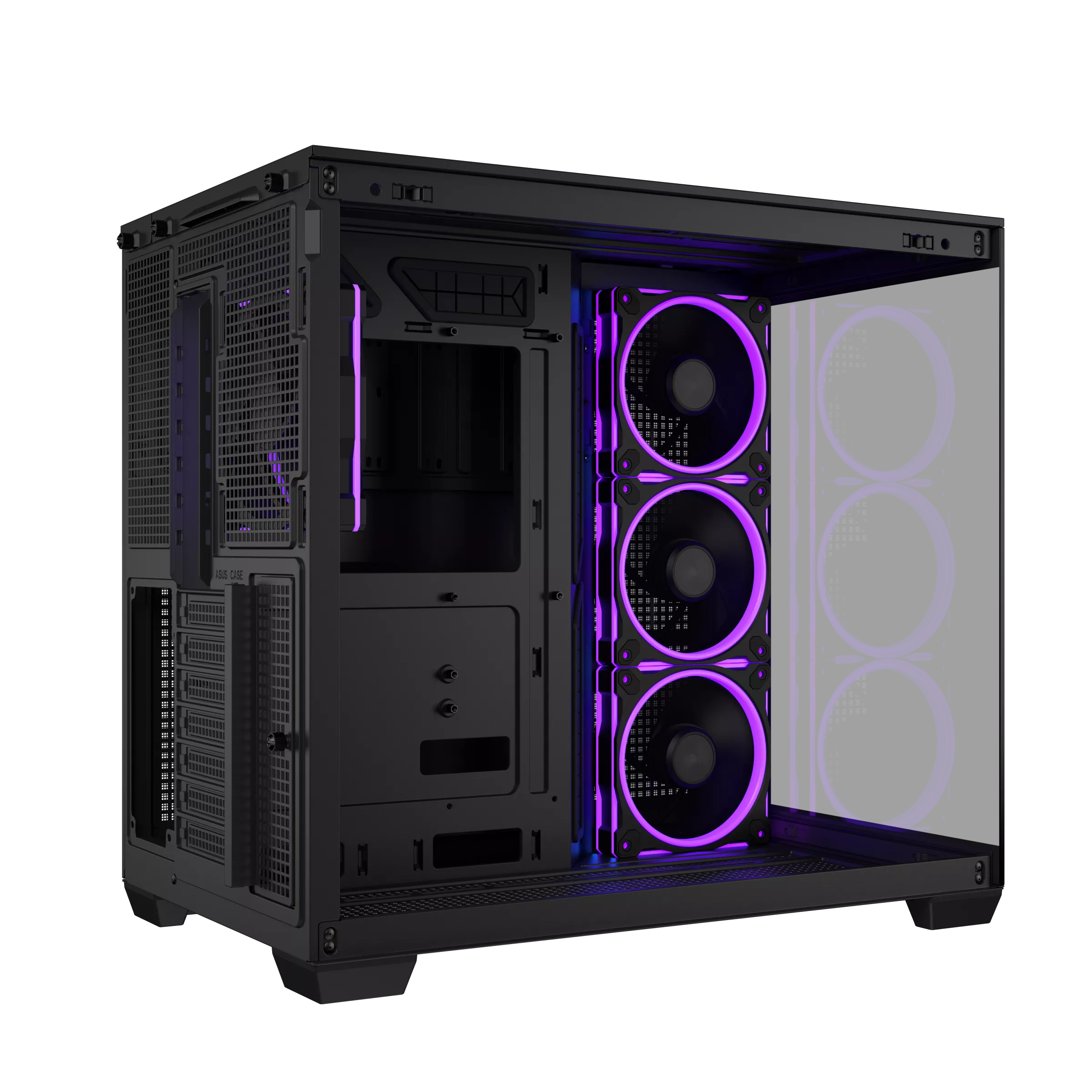 ASUS A32 PLUS TG ARGB ATX CASE BLACK thumbnail 9