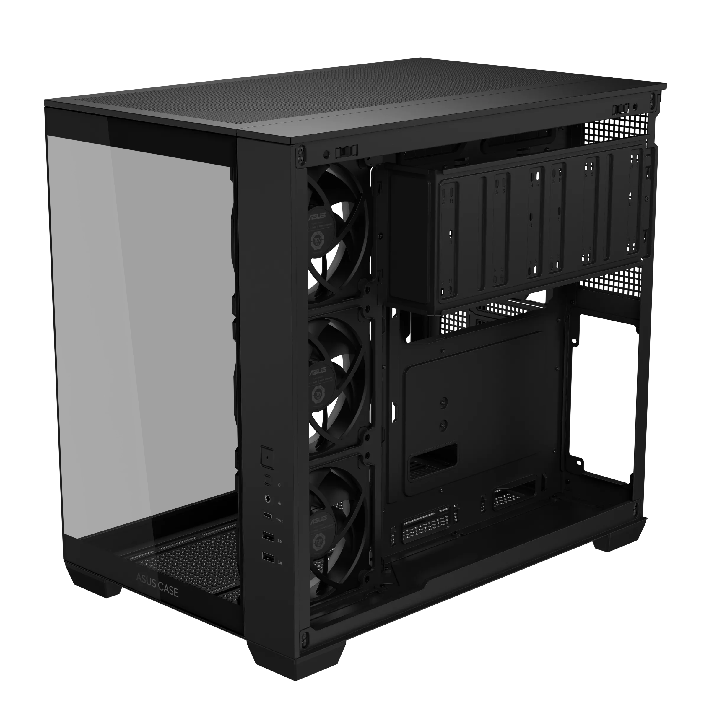 ASUS A32 PLUS TG ARGB ATX CASE BLACK thumbnail 10