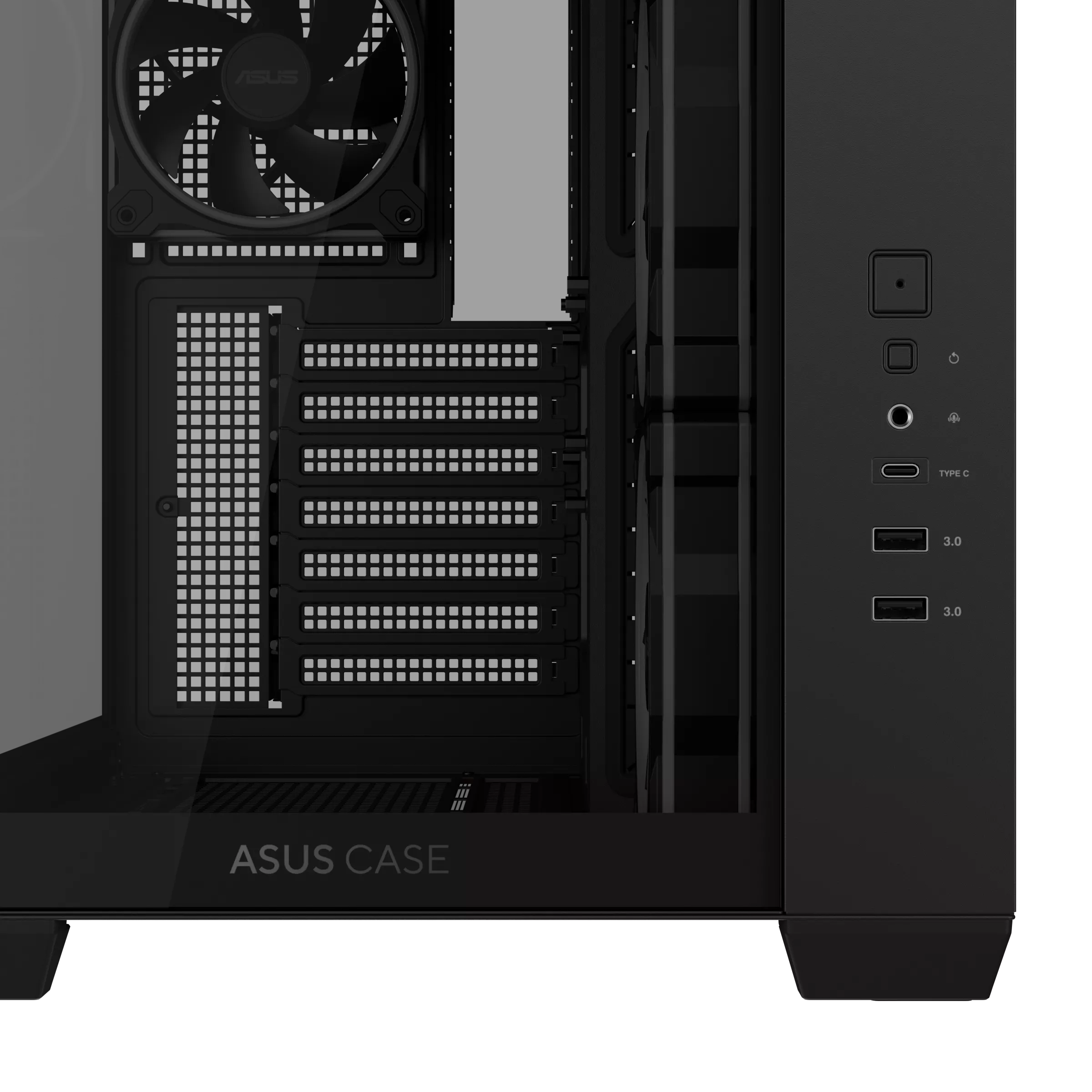 ASUS A32 PLUS TG ARGB ATX CASE BLACK thumbnail 13