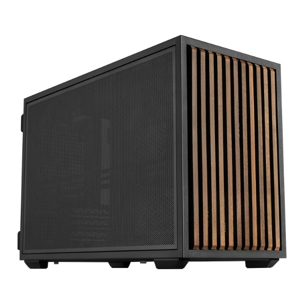 LIAN LI B4X-WD  MATX CASE WOODEN BLACK