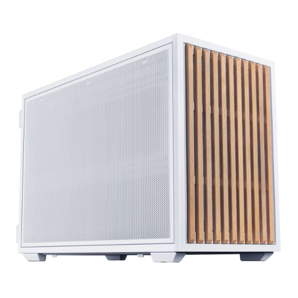 LIAN LI B4W-WD MATX CASE WOODEN WHITE