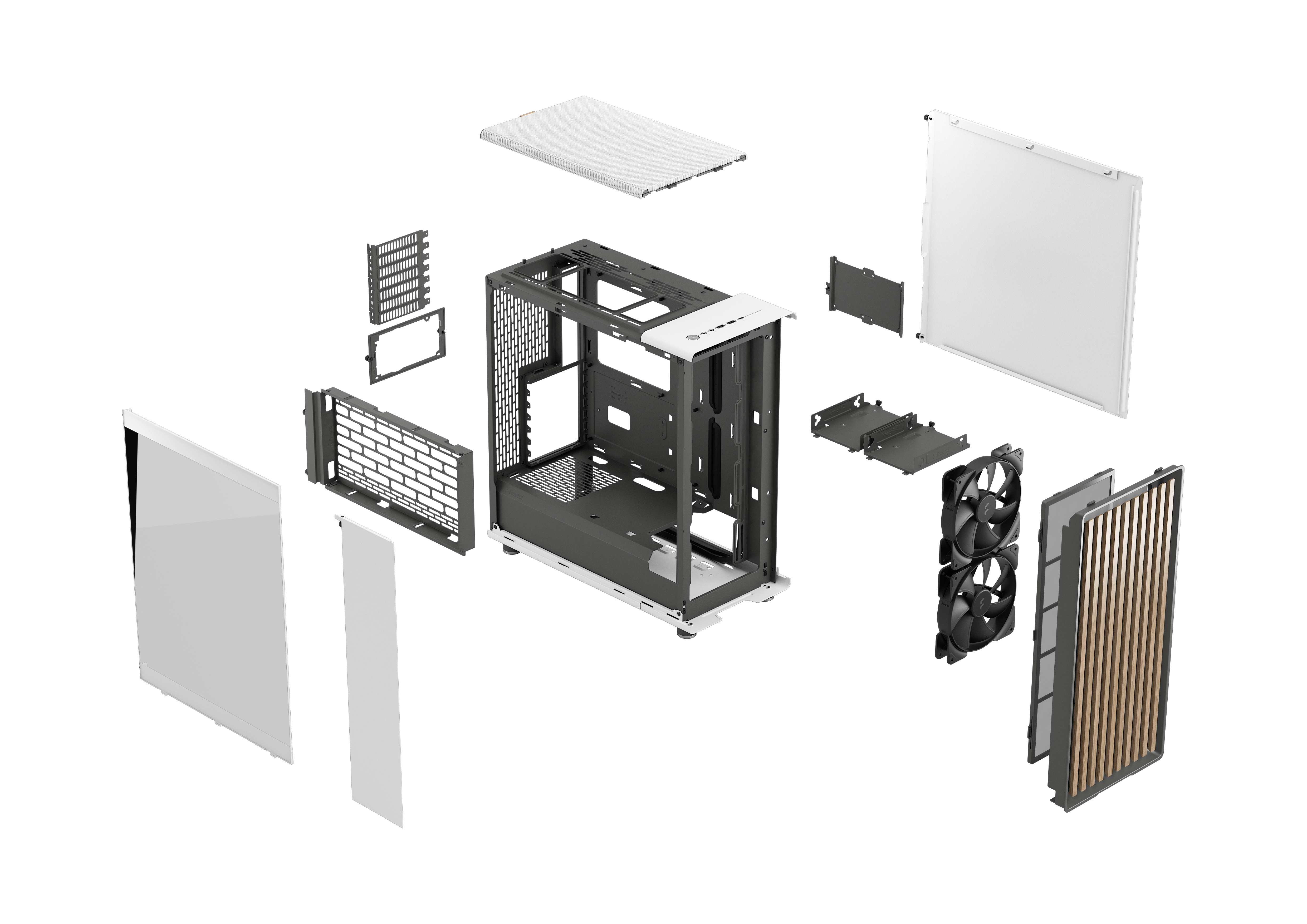 Fractal Design NORTH CHALK WHITE TG CLEAR TINT thumbnail 18