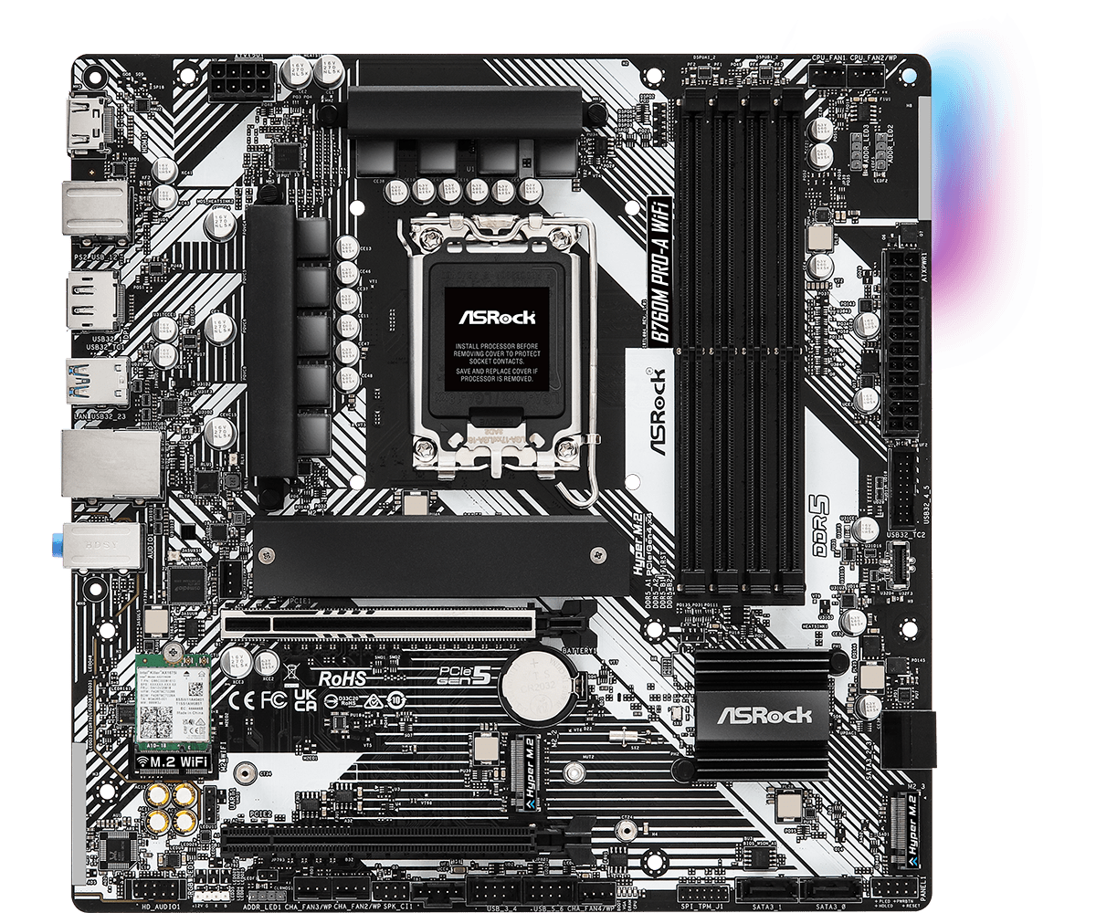 ASROCK B760M PRO -A WIFI thumbnail 2