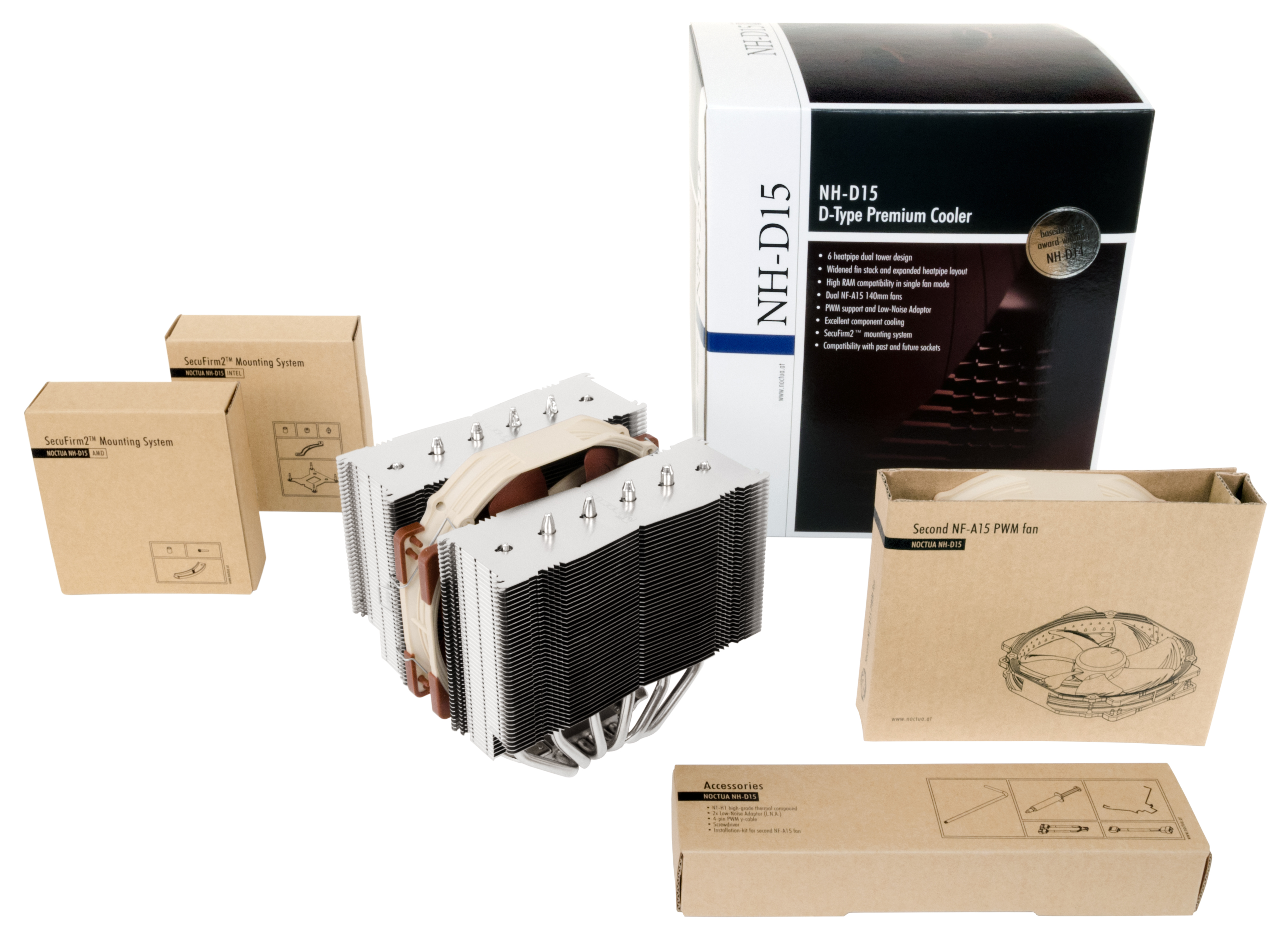 NOCTUA NH-D15 Sandwich CPU Cooler thumbnail 4