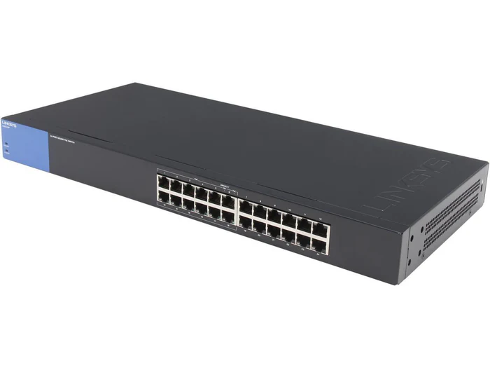LINKSYS LGS124P-AP 24-PORT DESKTOP GIGABIT POE SWITCH thumbnail 3