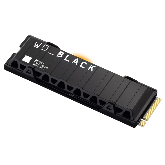 WESTERN DIGITAL BLACK SN850X NVME SSD M.2 2TB W/HEAT SINK thumbnail 2