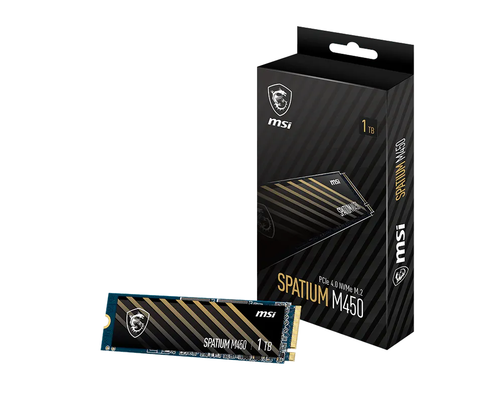 MSI SPATIUM M450 500GB GEN4 PCIE 4.0 NVME M.2