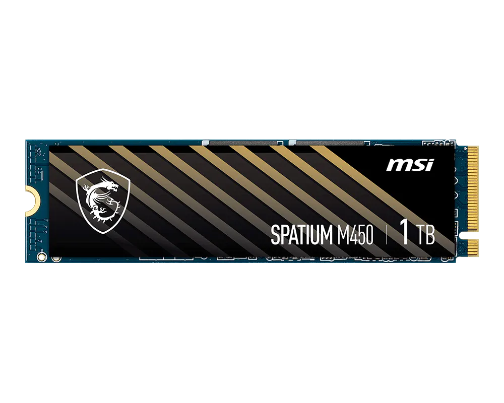 MSI SPATIUM M450 500GB GEN4 PCIE 4.0 NVME M.2 thumbnail 5