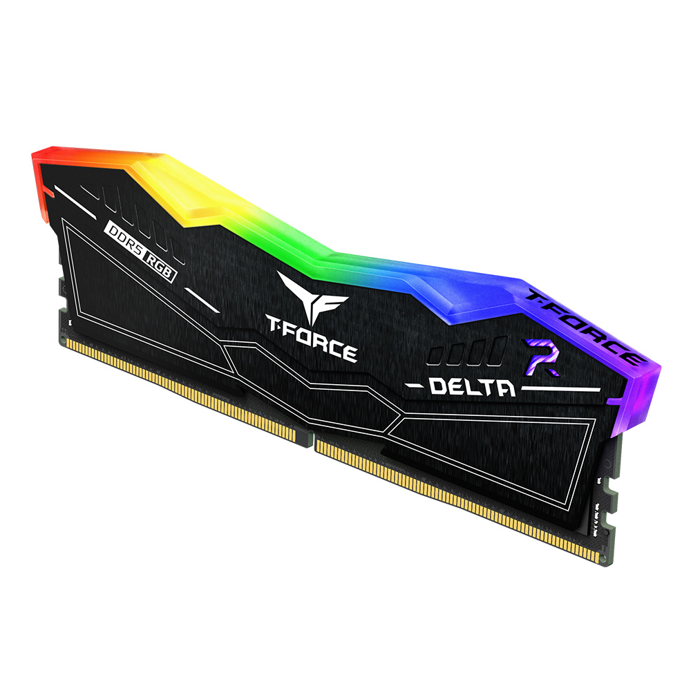 TEAM DELTA RGB 32G(16G*2) DDR5 6000MHz CL28 BLACK thumbnail 2