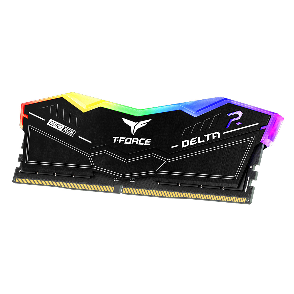 TEAM DELTA RGB 32G(16G*2) DDR5 6000MHz CL28 BLACK thumbnail 4