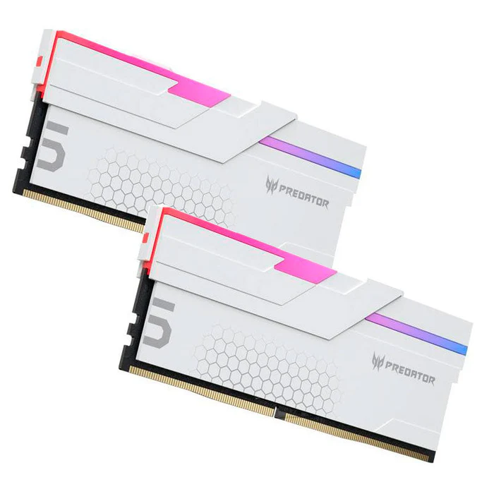 ACER HERMES 48GB(24G*2) DDR5 6800MHZ RGB WHITE