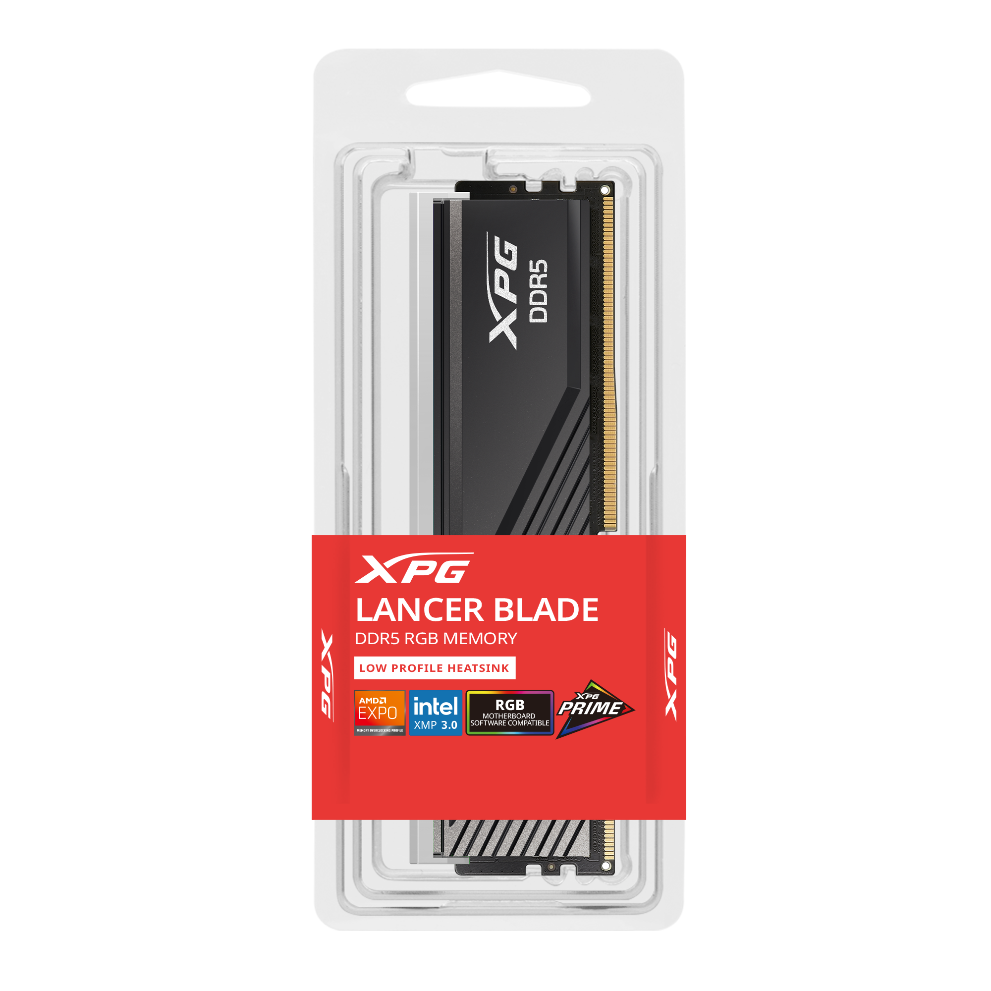 ADATA LANCER BLADE RGB 32GB KIT (16GB*2) DDR5-6000 BLACK thumbnail 2