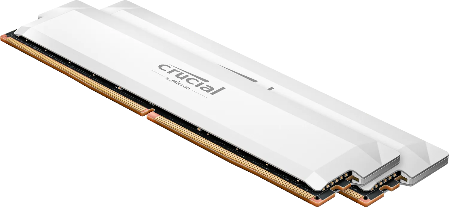 CRUCIAL PRO 32GB(16GB*2) DDR5 6400MHZ CL38 WHITE