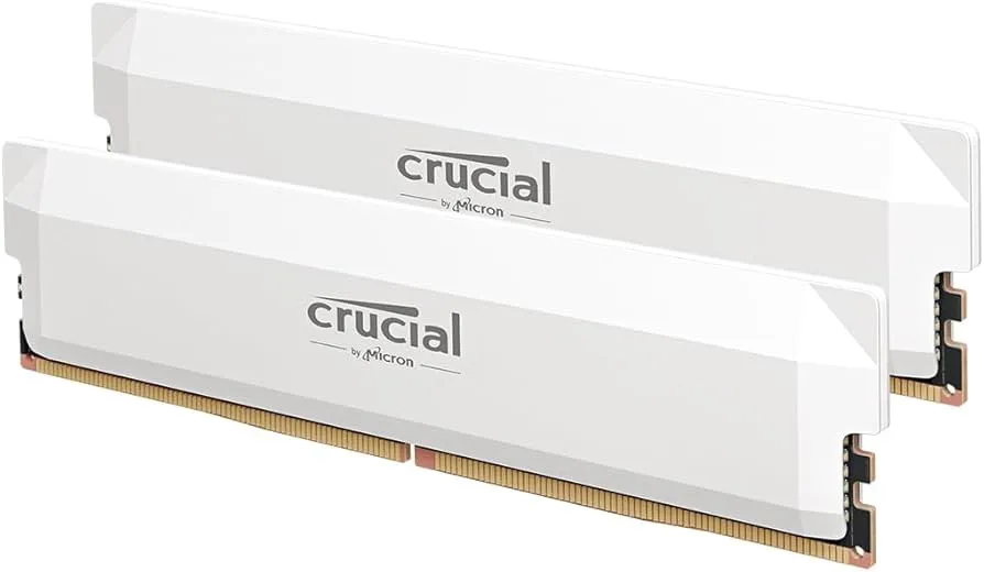 CRUCIAL PRO 32GB(16GB*2) DDR5 6400MHZ CL38 WHITE thumbnail 2