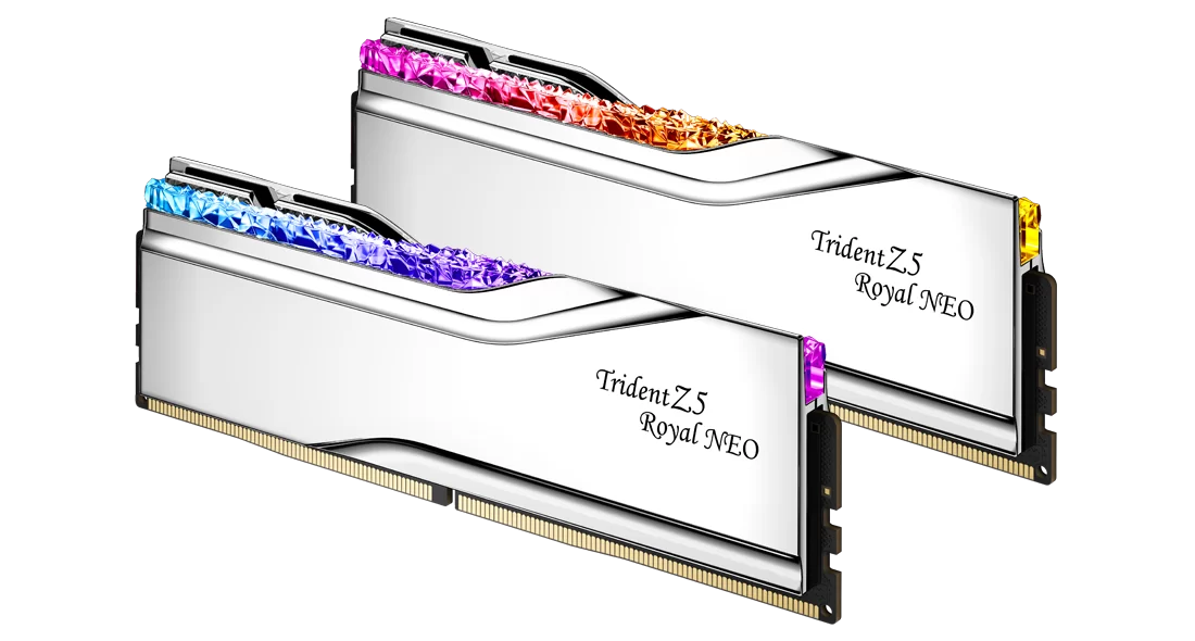 G-SKILL TRIDENT Z5 ROYAL RGB NEO 32G(16G*2) DDR5 6400MHZ thumbnail 5